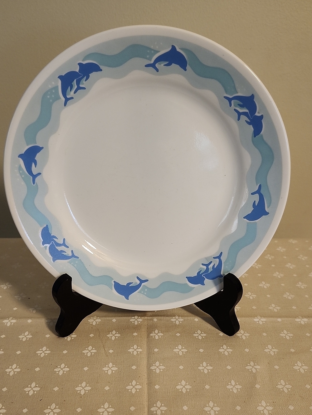 Corelle Vintage "Ocean Dance" Pattern Salad Plates